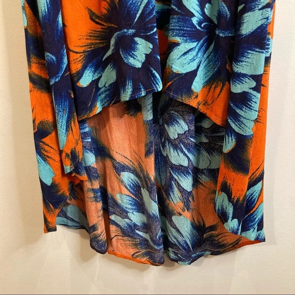 MAEVE Sz 0 High Low  Hemline Oversized Flowy Colourful Dress - Picture 6 of 12